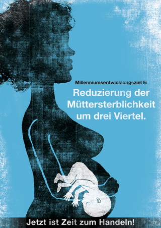 My entry for the poster competition 2010 of Action for Global Health. Task was to promote the Millennium goals of 189 Nations.To drop the mother-mortality rate for 75% is one of these goals.