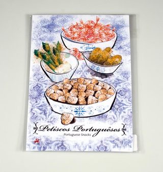 the booklet with the stamps and recipes