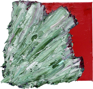 Fette Ecke, 2012,

Lack und Ölfarbe auf Leinwand,

24 x 23 x 6 cm