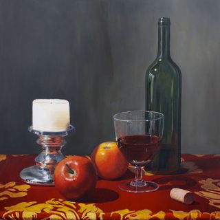 Stillleben II
Öl auf Leinwand 
100cm x 100cm