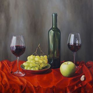 Stillleben III
Öl auf Leinwand 
100cm x 100cm
