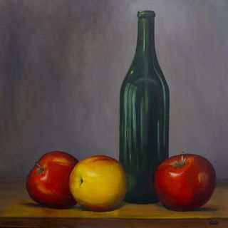 Stillleben I
Öl auf Leinwand 
100cm x 100cm