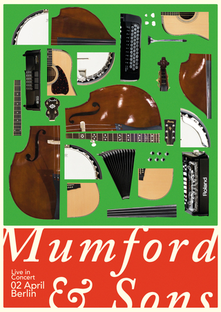 2013 </br>
course artwork </br>
fictional poster for a concert of the band Mumford and Sons </br>
</br>
we had to chose a band, theater play or movie and create our own personal poster. i chose the band Mumford and Sons because their music followed me for a couple of years and is still good to hear.

</br></br>