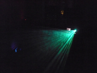light rays generated by the pattern