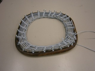 Recycled chair frame
Tool for knitting 