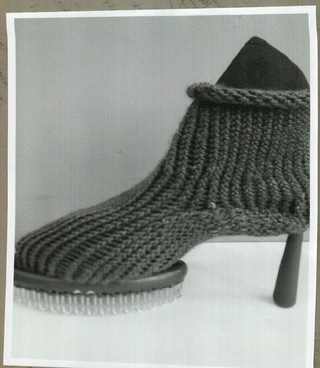 Prototype shoe
knitted