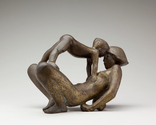 «Skerzo» Akrobatische Geschwister, 1952, Bronze, 24cm × 34cm