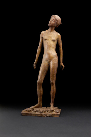 Mädchen mit Mütze, 1965, Bronze, 65cm
