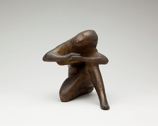 Kleine Aufblickende, 1957, Bronze, 23cm