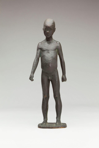 5jähriger Knabe "kleiner Heinrich", 1949, Bronze, 32cm