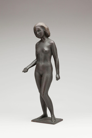 Stehender weiblicher Akt, «Vara», 1939, Bronze, 51cm