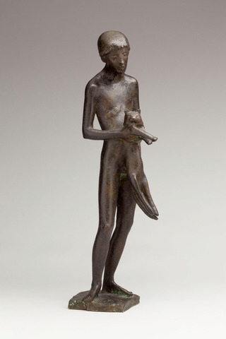 Katzenjunge, 1954, Bronze, 50cm