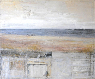 "Am Strand" mixed media, canvas, 120 x 100 cm ...mrs more (stefanie ramsel)