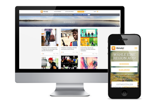 Webdesign für die soziale Plattform "Himate!"