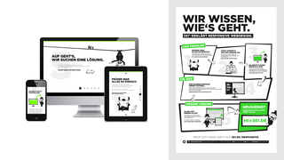 Microsite und Infoposter zum Thema "Responsive Webdesign"