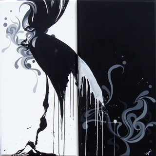 『 B l a c k 』 

122×122cm / acrylic on canvas /  2008  