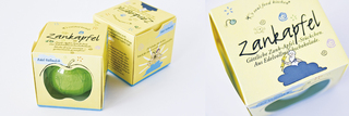 Packaging Design für Hussel "Zankapfel"