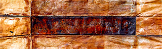 FOLDED OBLONG -
 30x120cm,
 Iron on Canvas