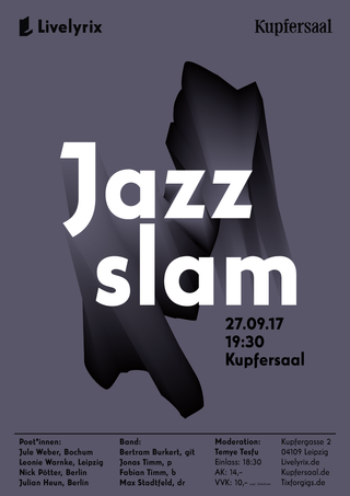 Plakat für den »Jazzslam«