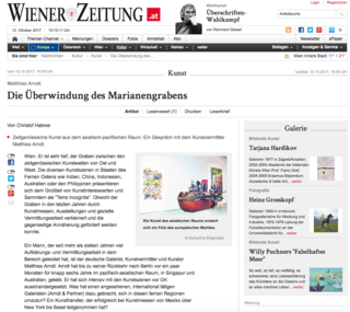 Wiener Zeitung, Die Überwindung des Marianengrabens, 12 October 2017