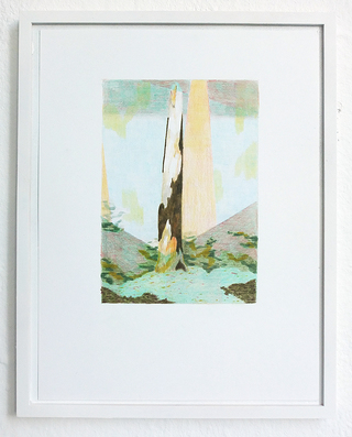 Baum, Buntstift auf Papier, 29,5x22,5 cm, 2015