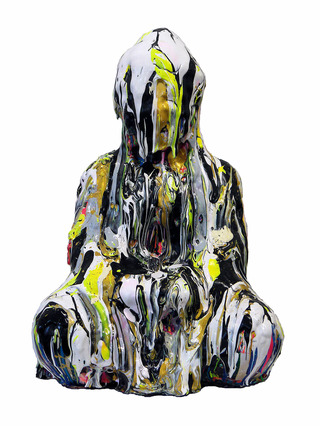 Buddha, 2019,

Mischtechnik auf Keramik,

29 x 42 x 24