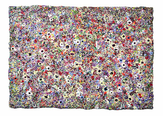 Flowers, 2018,

Mischtechnik auf PU-Schaum und Leinwand,

102 x 71 x 4 cm