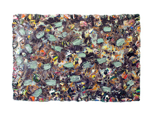 Lachshäppchen, 2019,

Mischtechnik auf Folien, PU-Schaum und Leinwand,

92 x 63 x 5 cm
