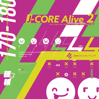 2021 CD 『J-CORE Alive 2』 ジャケットデザイン、クロスフェードPV(photoshop、aviutl)