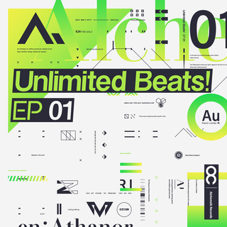 2021 デジタルアルバム『Unlimited Beats! EP01』 ジャケットデザイン (photoshop)