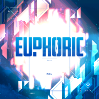 2022 デジタルアルバム Riku『Euphoric』 ジャケットデザイン (photoshop)