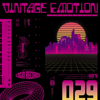 2022 CD『Vintage Emotion』ジャケットデザイン、クロスフェードPV(photoshop、aviutl)