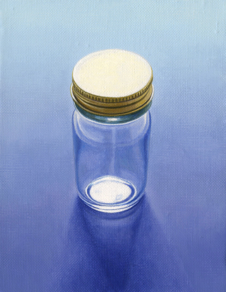 小瓶　acrylic on canvas 180×140(mm)　2023