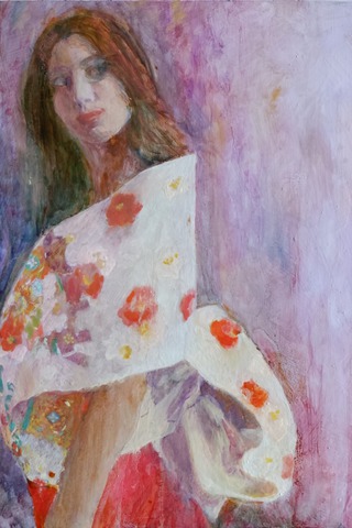 帯を巻いた女

2023

oil on canvas/50.0×35.0cm