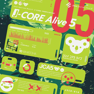 2024 CD 『J-CORE Alive 5』 ジャケットデザイン、クロスフェードPV(photoshop、aviutl)