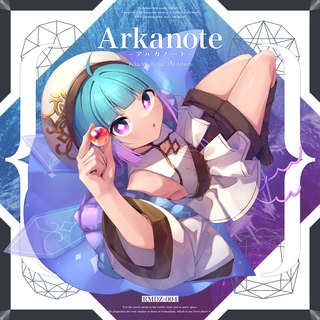 2024 CD 『Arkanote』 ジャケットデザイン(photoshop) ※いちさきおすし(イラスト)