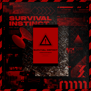 2025 デジタルアルバム 『Survival Instinct』 ジャケットデザイン、クロスフェードPV(photoshop、aviutl)