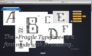 UX & UI for fragiletype.webflow.com