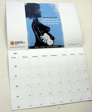 My poster was selected among the 12 best and published in the calender of Global Health.