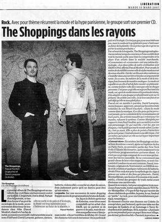Libération / pleine page / mars 2007