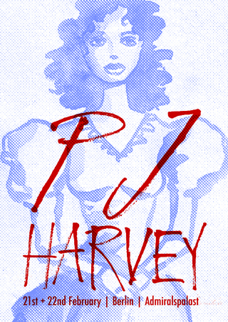 Gig Poster for PJ Harvey.
Just for fun.