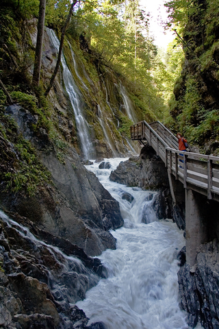 Partnachklamm gorge  
near Garmisch-Partenkirchen, 2008