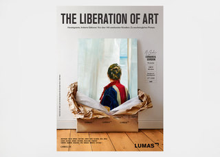 "THE LIBERATION OF ART" Ads / Lumas / Heimat Berlin