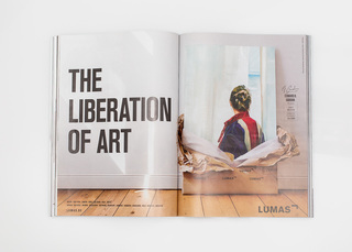 "THE LIBERATION OF ART" Ads / Lumas / Heimat Berlin