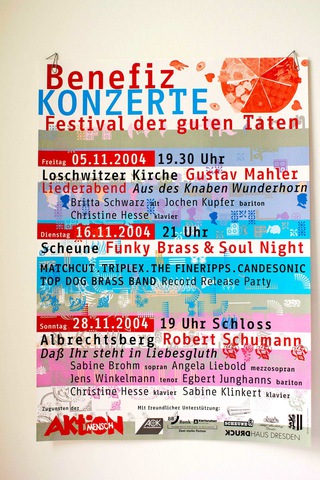 Plakat, "Festival der guten Taten", Stadt AG
