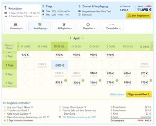 UX & UI for the configurator asset, a module that helps you book your holiday in 3 easy steps.