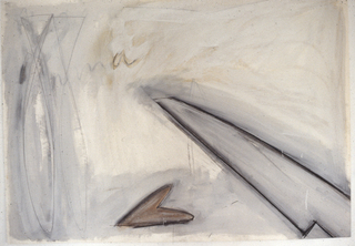 A FISH TAIL AND TWO SISTERS
Oil, chalk & charcoal on paper
34 cms x 24 cms