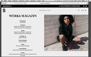 Web feature S-Magazine / S-Photography /  Leica S