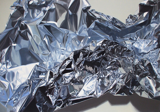 アルミホイル-2　acrylic on canvas 455×652(mm) 　2014　