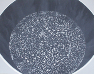 沸騰　acrylic on canvas panel 318×410(mm)　2014